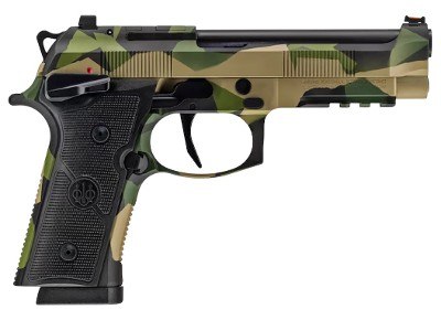 Beretta 92XI 9mm Optics Ready SAO Splinter Camo 15 Round Capacity SPEC0741A15