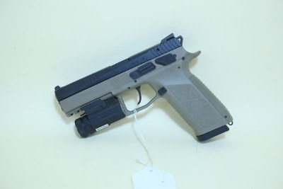 CZ P-09 Full-Size 9mm – FDE Frame w/ NcStar Tactical Light