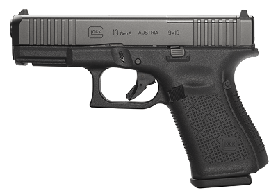 Glock 19 Gen 5 9mm MOS Optics Ready 15 Round Capacity PA195S203MOS