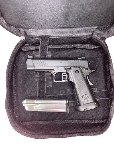 Used MAC 9 DS – Double Stack 9mm 1911, Fiber Optic Sights, Tactical Rail