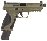 Smith & Wesson M&P9 2.0 Performance Center 9mm OD Green Optics Ready Threaded Barrel 23 Rd NTS 14646