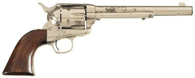 Colt Single Action Army Black Powder Nickel 7.5