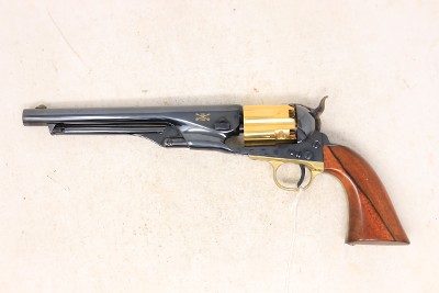 Colt 1860 Army .44 Cal Blackpowder Revolver – Gold Cylinder Commemorative (Serial 224468)