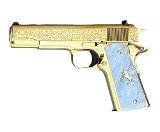 Colt 1911 El Ranchero 38 Super 24K Gold Engraved #160 of 300 CNCELRANCH - 2 of 2