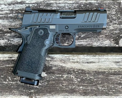 Staccato CS 9mm Optics Ready Curved Trigger Carry Sights DLC Barrel 14-1601-000102