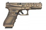 Glock G22 Gen4 40 S&W Coyote Battle Worn Flag Cerakote UG2250204-BBBWFLAG