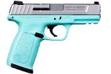 Smith & Wesson SD9VE 9mm Robins Egg Blue 16 Round Capacity 13344