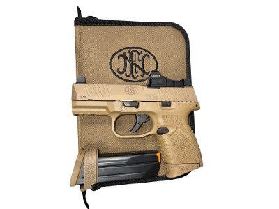 FN 509 9mm Optics-Ready Pistol – FDE w/ Vortex Viper Red Dot