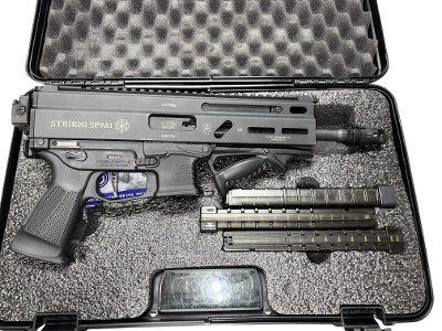 Grand Power Stribog SP9A1 9mm Pistol – Factory Case, 2 Magazines