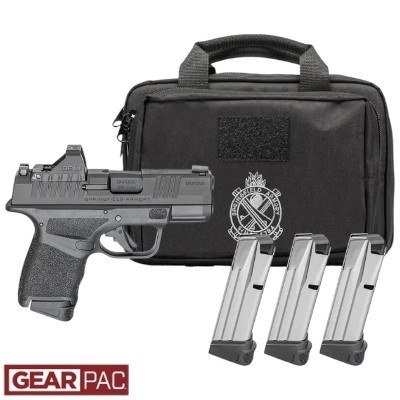 Springfield Hellcat 380 ACP OSP Gear Pac RFX11 Green Dot 4- Mags HC931380BOSP-PAC