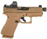 Glock 43X 9mm MOS Threaded Barrel W/ Holosun 407K FDE PX4350204FRMOSNINO2 - 1 of 1