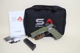 Stealth Arms Platypus 2011-Style 9mm (Two-Tone Green/Gray) w/ Holosun Optic + Olight PL-3 Valkyrie - 1 of 8