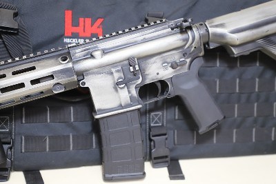 HK MR556 “Battle Worn” Finish 5.56 Platform — M-LOK Rail, HK Soft Case, Bipod + Vertical Grip - Image 6 of 9