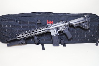 HK MR556 “Battle Worn” Finish 5.56 Platform — M-LOK Rail, HK Soft Case, Bipod + Vertical Grip - Image 4 of 9