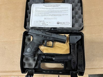 Beretta APX 9mm 2 Magazines, Certified Used
