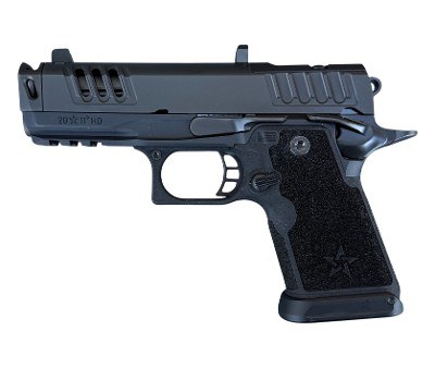 Staccato HD C4X 9mm DLC Comp Barrel X- Serrations Night Sight & Magwell Optics Ready Premium Package 20-2701-000107-01 - Image 2 of 2