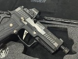 Sig Sauer P320 Equinox AXG Custom Works 9mm Threaded Barrel Holosun 507C - 5 of 11