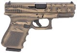 Glock 19 Gen 3 9mm Burnt Bronze Distressed Flag UI1950204-BBBWFLAG - 1 of 1