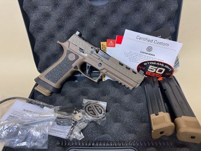 Used Sig Sauer P320X5 DH3 9mm Custom Works Daniel Horner 320 X-Five 320X5-9-DH3 - Image 1 of 7