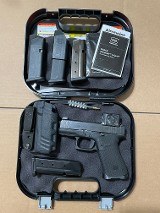 Like New Unfired Glock 43X 9mm MOS8 W/ Aimpoint COA- Shield Arms 15 round/2 10 round Glock mags - 1 of 2