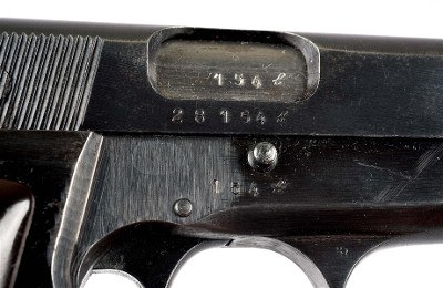 FN HI POWER 9MM NAZI PROOFS 9mm WA140 German WWII Waffenamt - Image 2 of 4