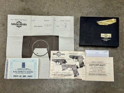 Manurhin Walther PPK/S 380 ACP France 9mm Kurz PPK PP Original Box w/ Papers - Image 4 of 11