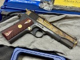 Colt Government 1911 America Remembers Saluting America's Soldiers Commemorative Gold 149 of 500 - Image 1 of 10