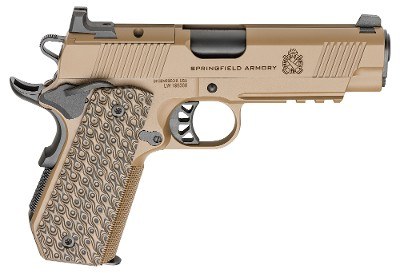 Springfield 1911 TRP Commander 9mm AOS Optics Ready FDE Light Rail Carry Contour PC9127LRCB-CCAOS - Image 1 of 1