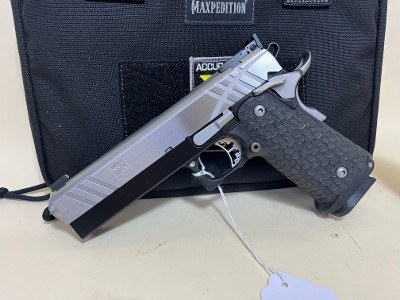 Accuracy X Custom 2011 9mm Competition Pistol – Stainless Slide, Match Trigger, 4 Magazines - Image 2 of 9