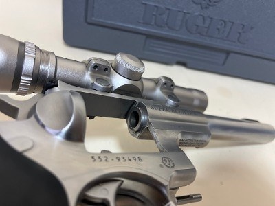 Ruger Super Redhawk .44 Magnum Stainless Revolver w/ Burris Scope - Image 9 of 9