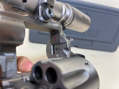 Ruger Super Redhawk .44 Magnum Stainless Revolver w/ Burris Scope - Image 8 of 9