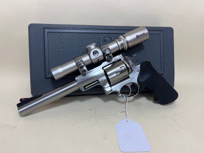 Ruger Super Redhawk .44 Magnum Stainless Revolver w/ Burris Scope - Image 5 of 9