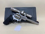 Ruger Super Redhawk .44 Magnum Stainless Revolver w/ Burris Scope - Image 1 of 9