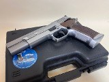 SIG Sauer P226S Sport 9mm Stainless Target Pistol Aristocrat(German Frame, Wood Grips, 2 Magazines) - 9 of 10