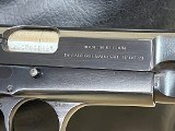 Browning Hi-Power 9mm Pistol – Made in Belgium, Blued Finish, Wood Grips - Image 2 of 9