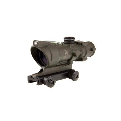 Trijicon ACOG 4x32 Scope with TA51 Mount, CK ODG, Dual Illuminated Green Horseshoe/Dot .223 BAC Reti 100366 100366 - Image 2 of 3