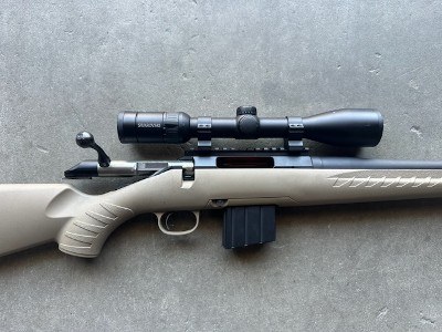 Ruger American Ranch 350 Legend - READ DESCRIPTION - Bolt-Action Rifle FDE Synthetic Stock Scope not included - Image 3 of 7
