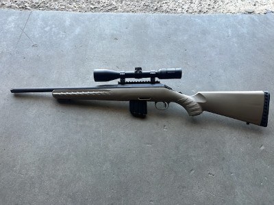 Ruger American Ranch 350 Legend - READ DESCRIPTION - Bolt-Action Rifle FDE Synthetic Stock Scope not included - Image 2 of 7