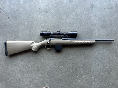 Ruger American Ranch 350 Legend - READ DESCRIPTION - Bolt-Action Rifle FDE Synthetic Stock Scope not included - Image 1 of 7
