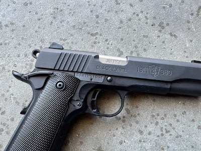 Browning 1911-380 Black Label 380 ACP Pistol Mini 1911 - Image 5 of 8