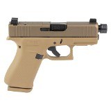 Glock 43X MOS-K Custom Hush Puppy 9mm FDE Optics Ready Threaded Barrel UX4350204FRN - 1 of 1