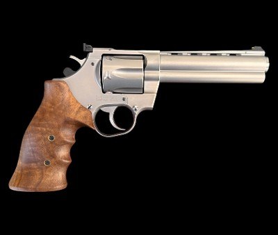 Nighthawk Custom Korth Classic Mongoose 357 Mag Silver DLC 5.25