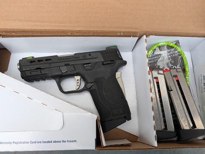 Pre-owned Smith & Wesson M&P9 Shield EZ Ported 9mm TS 13225 - Image 1 of 3