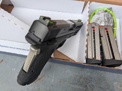 Pre-owned Smith & Wesson M&P9 Shield EZ Ported 9mm TS 13225 - Image 3 of 3