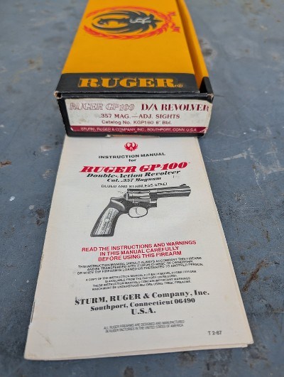 Pre-owned Ruger GP100 357 Magnum 6 Shot 6