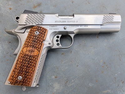 Pre-owned Kimber Custom Shop 1911 Stainless Raptor II 45 ACP 5