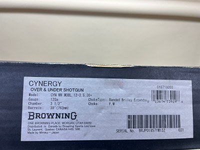 Browning Cynergy Wicked Wing Mossy Oak Bottomland 12 Gauge – 30