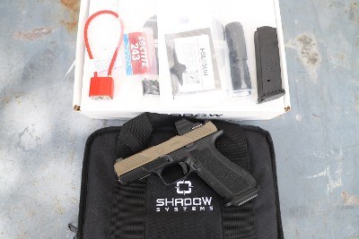 Shadow Systems XR920 COMBAT 9MM FDE SLIDE W/ HOLOSUN 507C X2 - Image 1 of 7