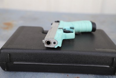 Walther Arms Silver Angel Blue / Nickel PK380 380 ACP USED 5050325 - Image 6 of 8