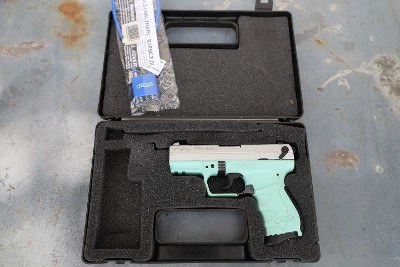 Walther Arms Silver Angel Blue / Nickel PK380 380 ACP USED 5050325 - Image 1 of 8
